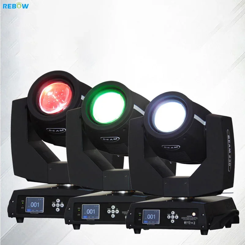 

Rebow RGBW LED DMX 512 Dual Sweeper Pulse Strobe Effect Retro Sharpy Beam Stage Light Moving Head Light For Stage Bars Disco