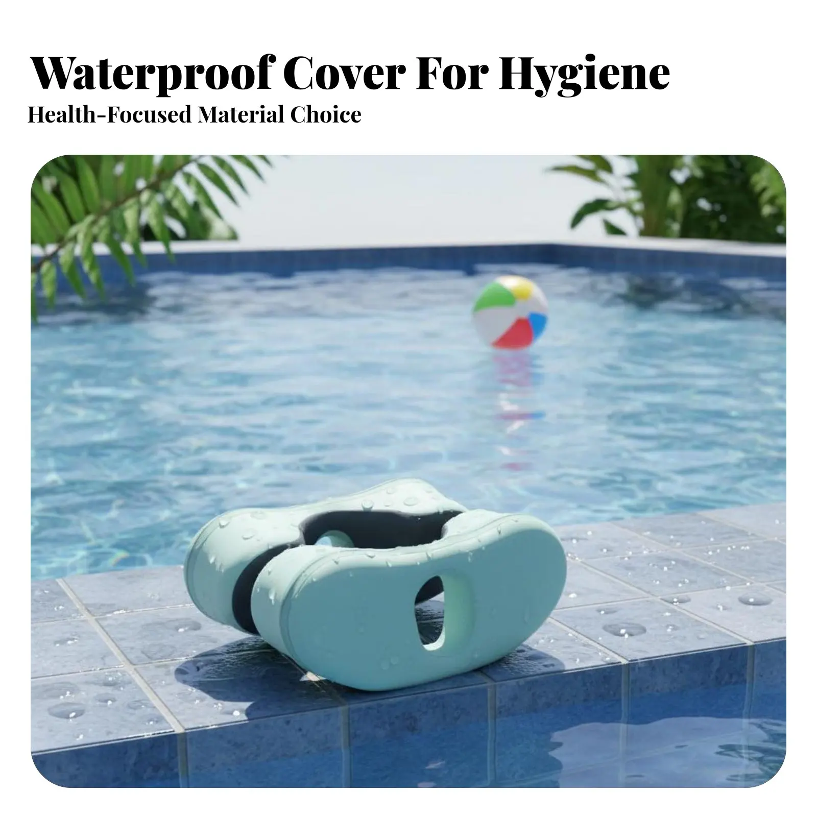 

Infant Swimming Ring, Foam Non-Inflatable, Underarm Float, Ergonomic Design, Pool Accessory