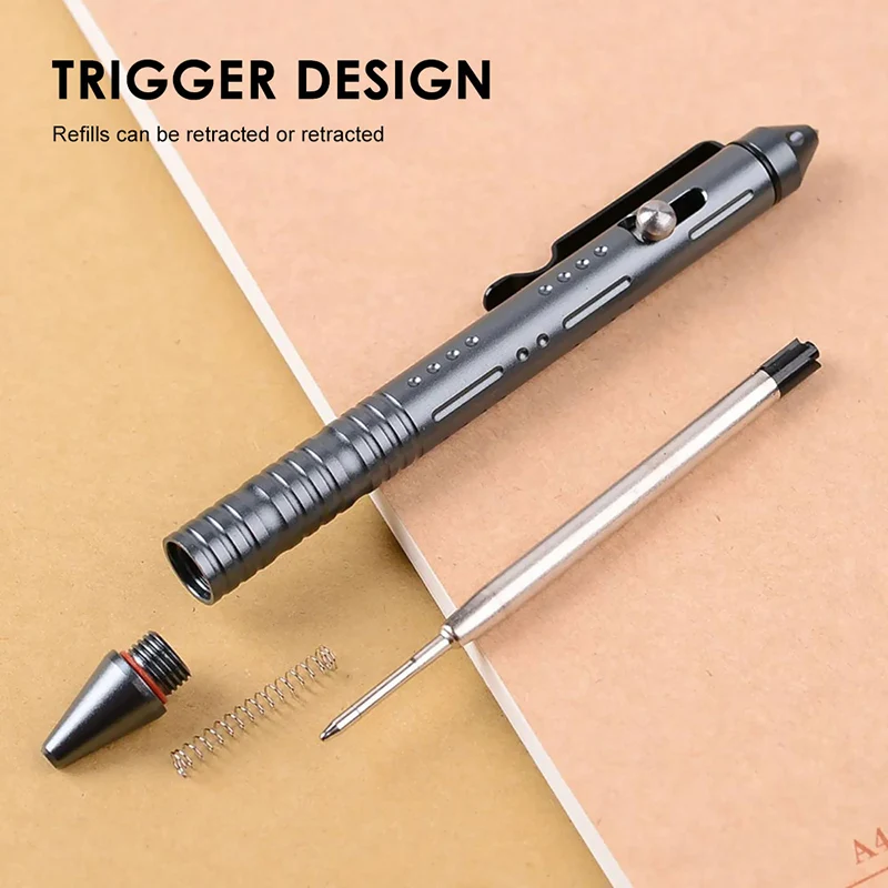 High Quality Business Ballpoint Pen Self Defense Tactical Pen Emergency Window Breaker For Outdoor Camping Survival Supplies