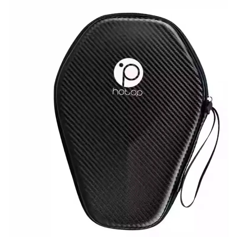 غطاء مضرب تنس الطاولة السداسي المحمول المقاوم للماء غلاف صلب مجداف بينغ بونغ حقيبة تخزين واقية لملحقات المضرب #6