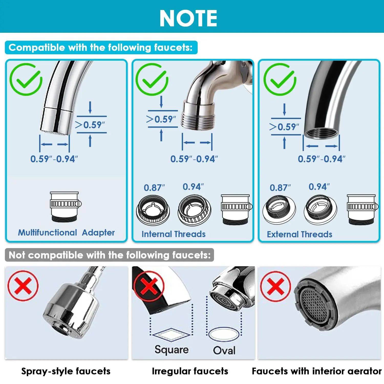 1pc T1 Faucet Water Purifier With 5-level Activated Carbon Filter Can Directly Drink Purified Water With 1 Replacement Cores