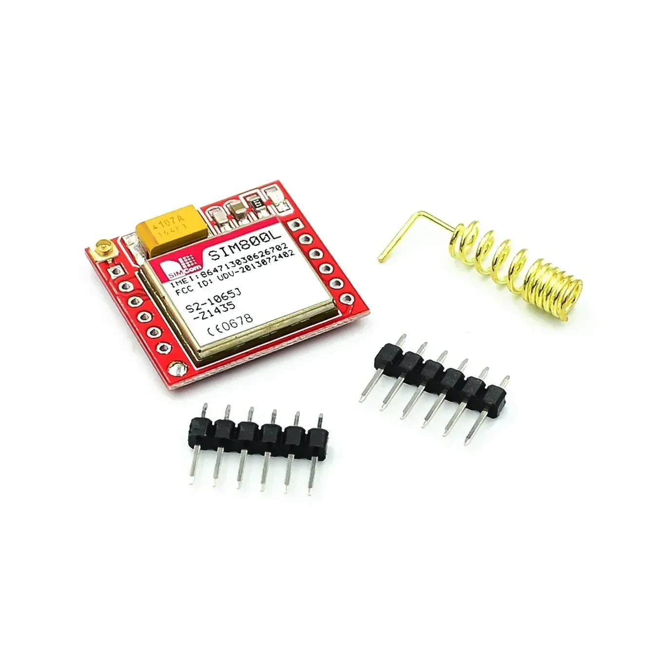 

1pcs Gsm module Smallest SIM800L GPRS GSM Module MicroSIM Card Core BOard Quad-band TTL Serial Port For arduino