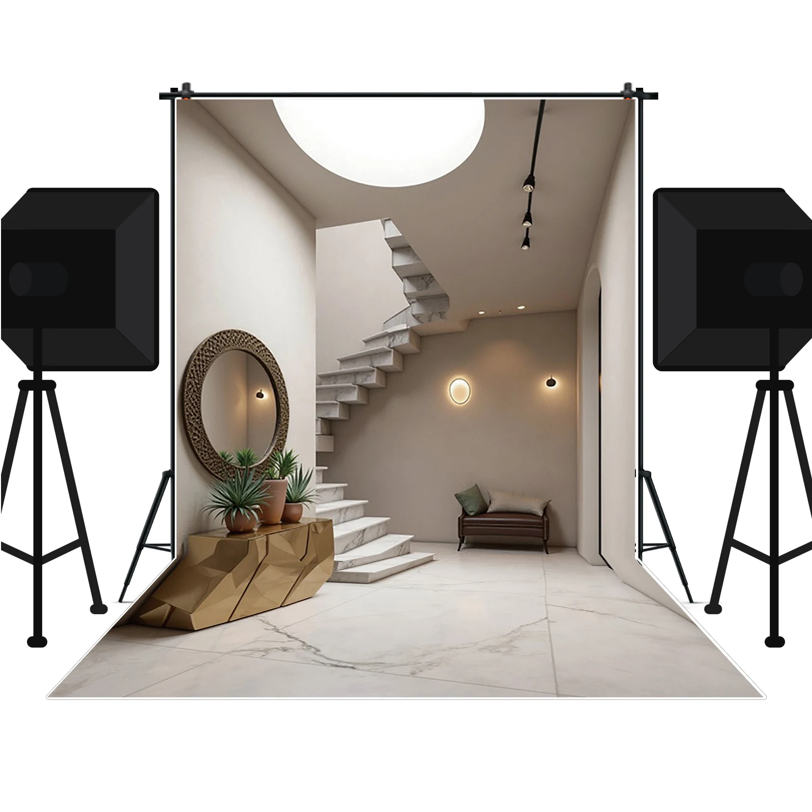 MOON.QG – arrière-plan de salle intérieure, maison de mariage, Boudoir, salon, photographie, fenêtre, maison, vidéo d'anniversaire