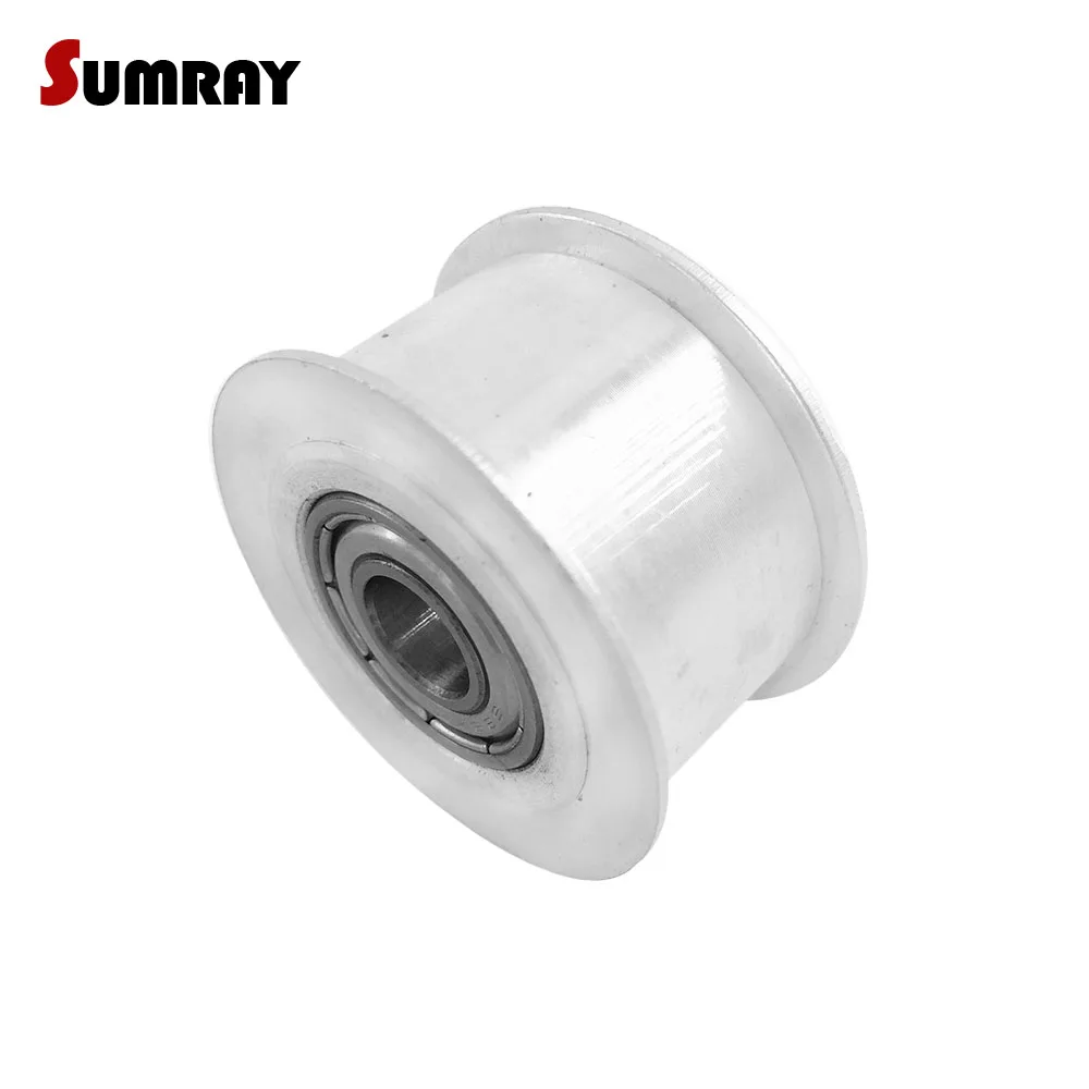 MXL 60T Tooth Belt Idler Pulley 5/6/7/8/10mm Inner Bore 7/11mm Width Transmission Bearing Pulley for CNC Machine