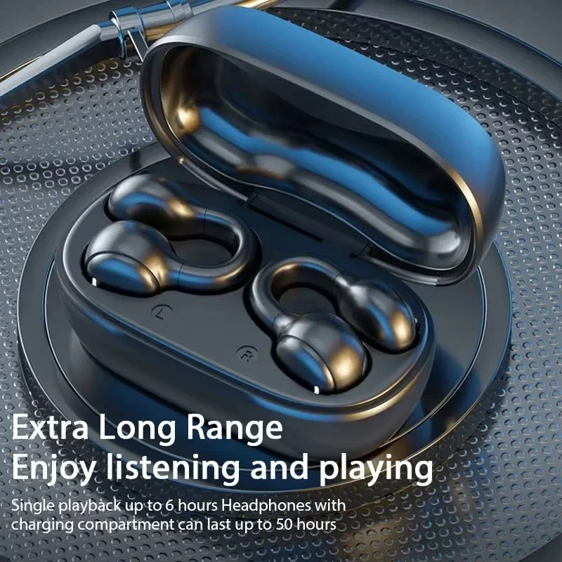 Oryginalne bezprzewodowe słuchawki douszne Lenove M47 Bluetooth 5.3, słuchawki z funkcją ładowania, słuchawki z przewodnictwem kostnym do sportu, NOWOŚĆ 2026 — zdjęcie produktu 3