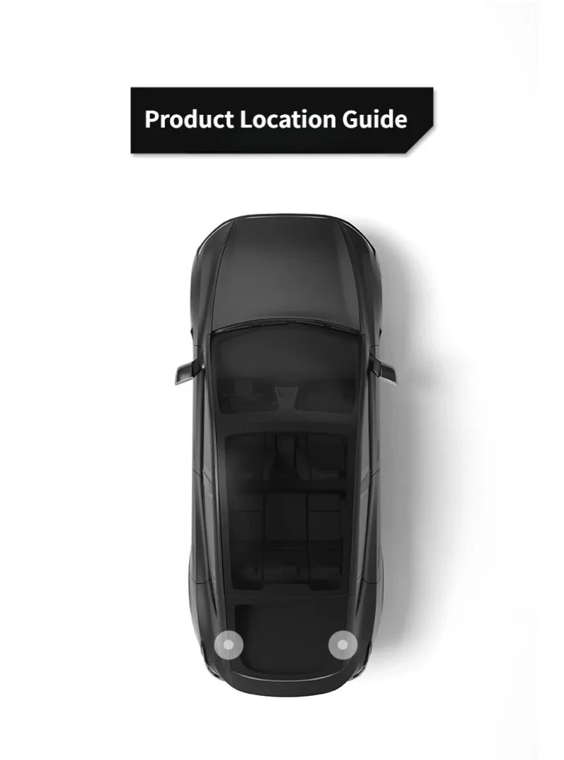 Für Tesla Model Y/YL Juniper 2025 Kofferraumhaken ABS Heckklappen-Seitenhaken Einkaufstaschen-Organizer Aufhängehaken Zubehör – Detail 1