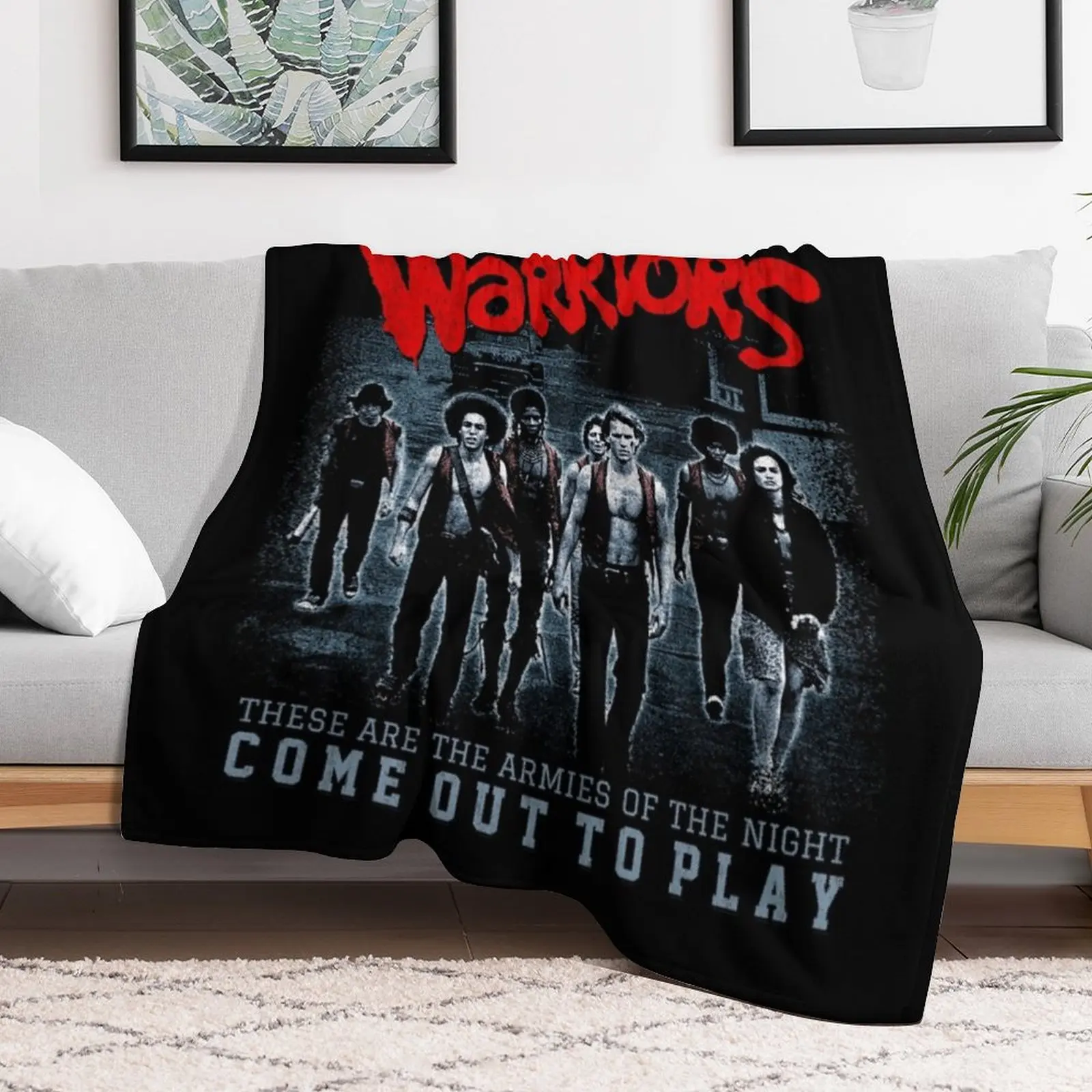 The Warri?3rs band Come Out To Play Throw Blanket Plaid funny gift Heavy Blankets