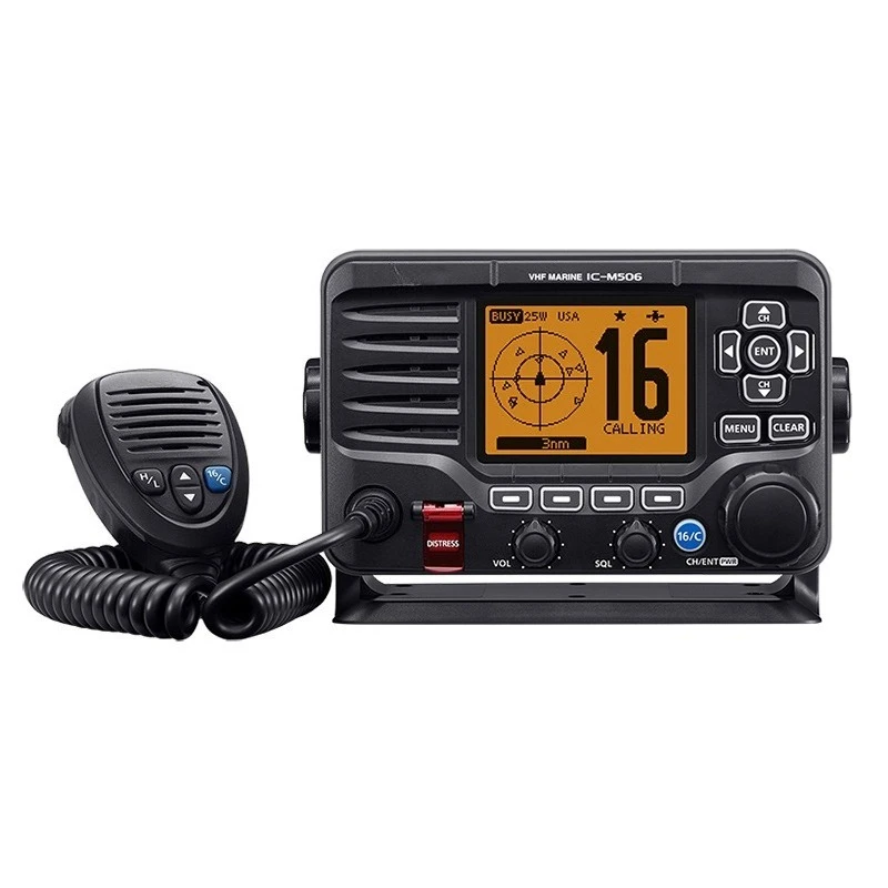 IC-M506 راديو المركبات البحرية 25 واط يخت VHF راديو ثابت #1