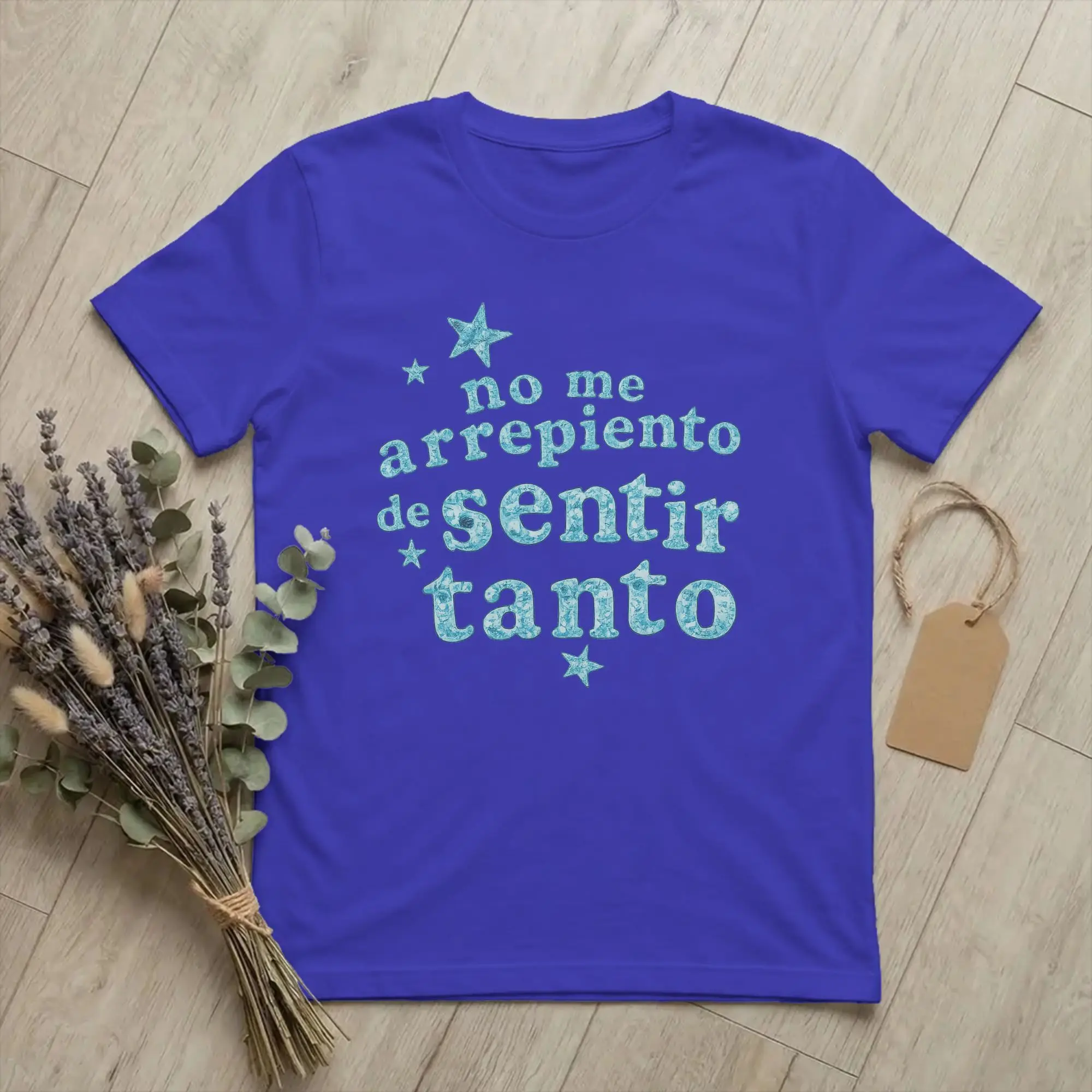 Karol G I don't regret feeling so much T-Shirt Women no me arrepiento de sentir tanto Cotton Tees Round Collar T Shirt Printing