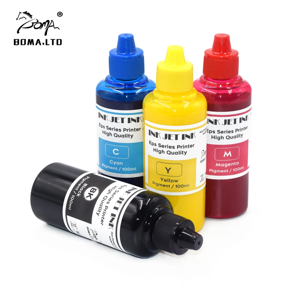 4pcs 100ml Colorworks C3500 C3510 C3520 Pigment Refill Cartridge Ink SJiC22P For Epson TM-C3500 TM-C3510 TM-C3520 Label Printer