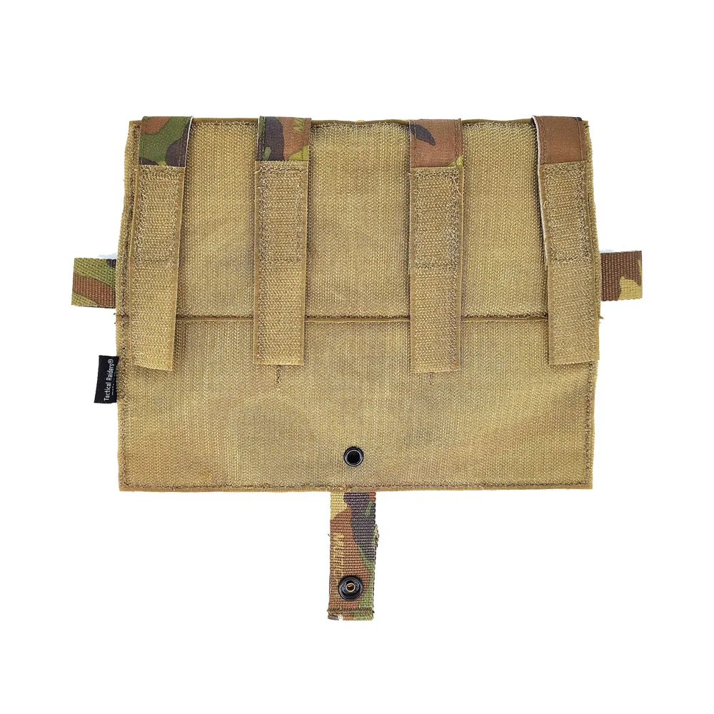 CP Style M4 Mag Molle solapa desmontable para chaleco al aire libre JPC2.0 AVS, bolsa Triple integrada, Panel frontal