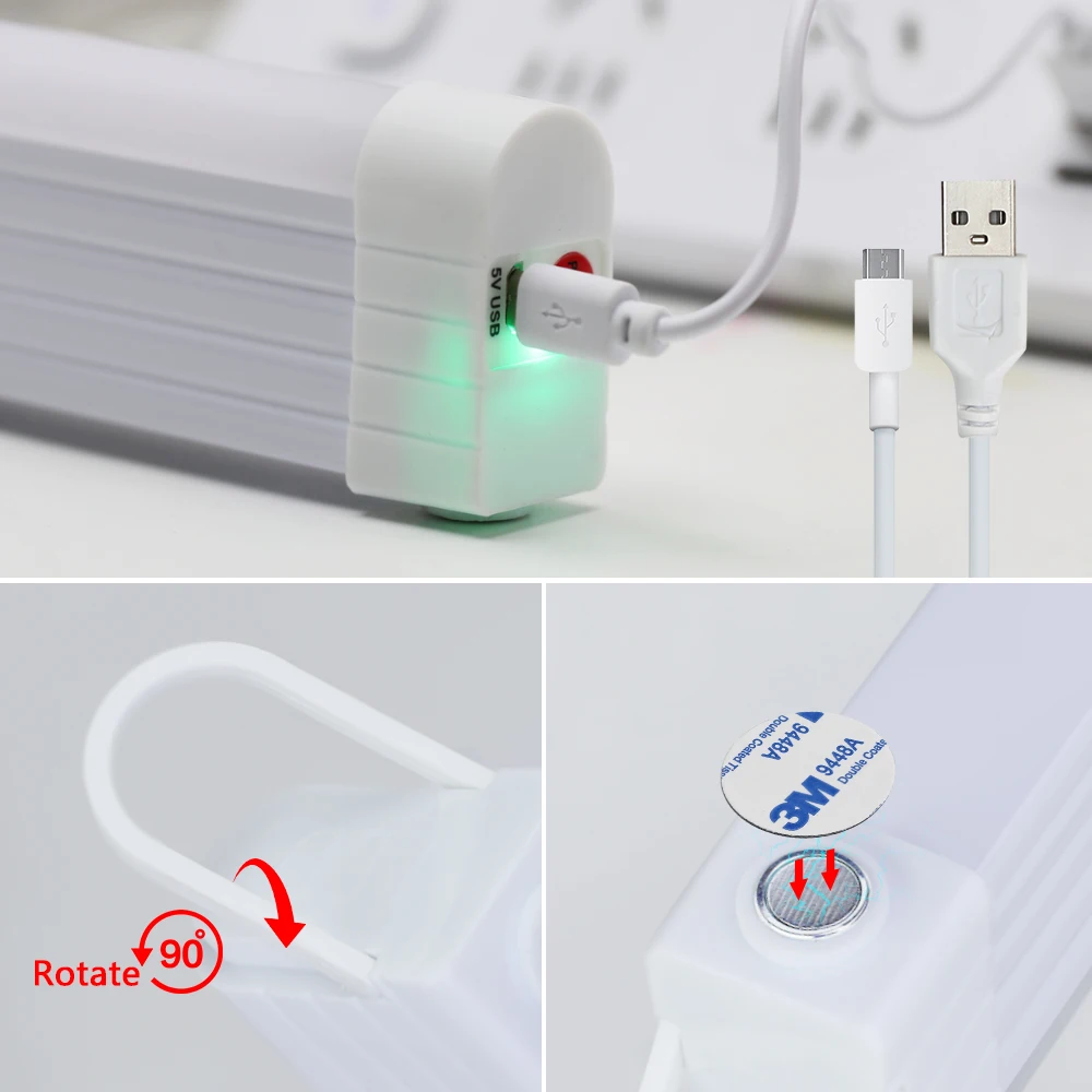 USB LED Fill Light Handheld Wand Colorful Video Lamps Rechargable Photography Lighting Concert Adjustable LED Flash Selfie Lamps