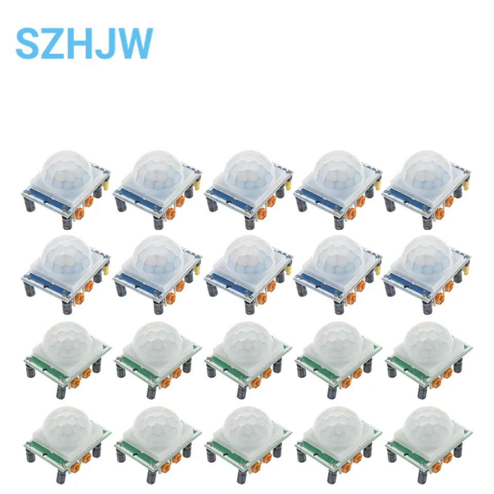 1-10PCS HC-SR501 Adjust IR Pyroelectric Infrared PIR Motion Sensor Detector Module Motion Sensor Detector Module HC SR501