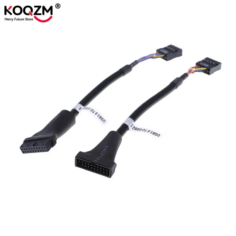 USB 3.0 20 Pin Motherboard Header To Usb 2.0 9 Pin Adapter Converter Cable Male Female For Computer PC Adapter Cord