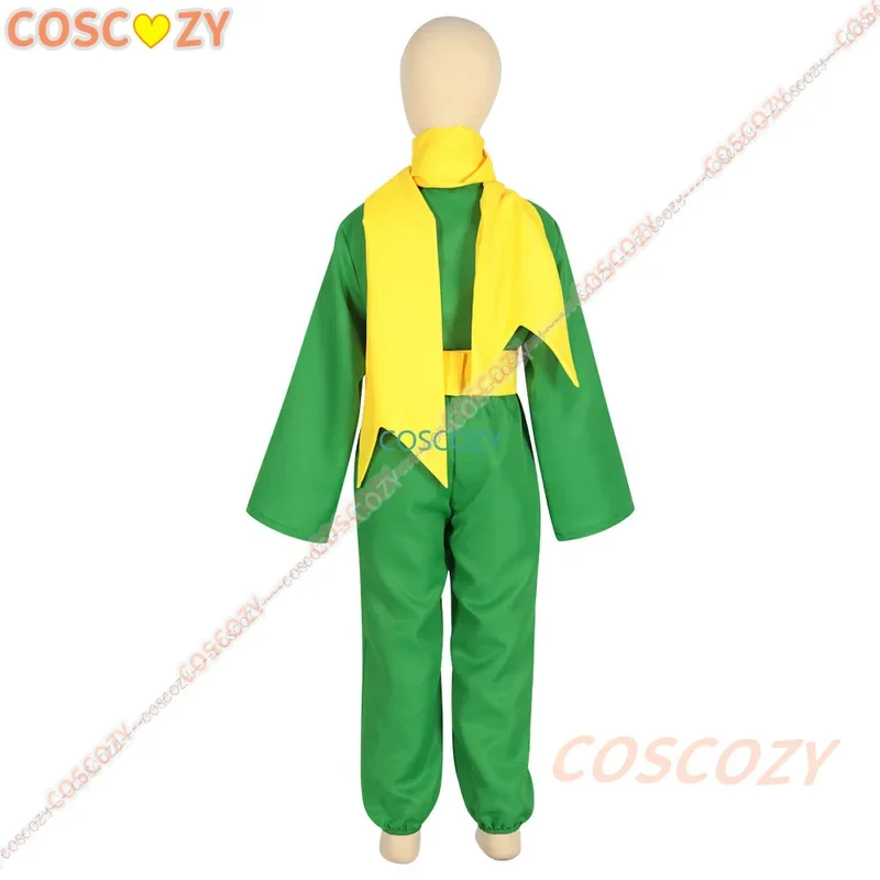 2025 Anime The Little Small Prince Green Cosplay Costume Wig Halloween Outfits Adults Kids Boys New Carnival abc