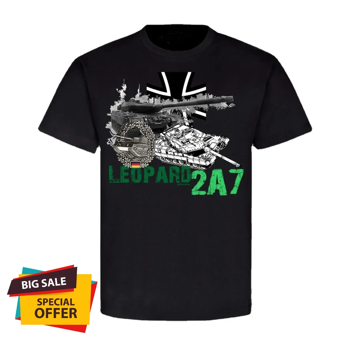 

Bundeswehr Leopard 2A7 Panzer Combat Company Tank T-Shirt 100% Cotton O-Neck Short Sleeve Summer Casual Mens T-shirt Streetwear