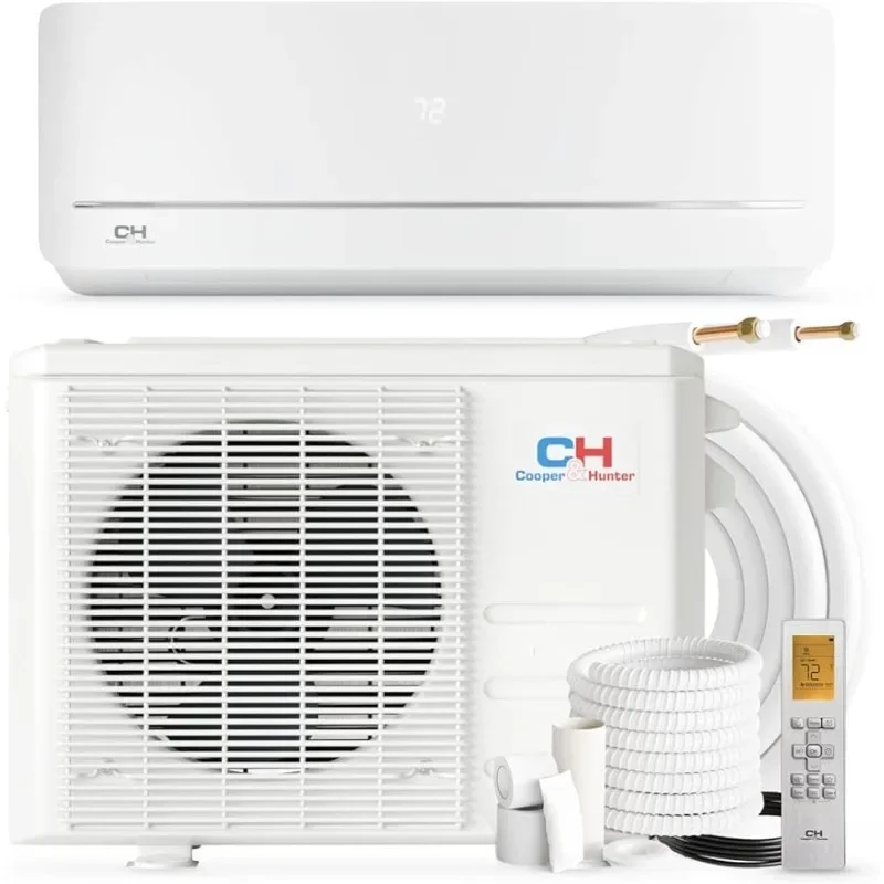 HAOYUNMA Mini Split Air Conditioner and Heater, 12,000 BTU, 115V, Wall Mount Ductless Inverter Heat Pump System