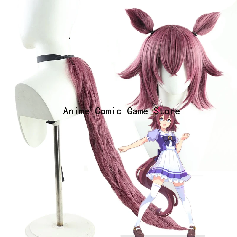 

В наличии: парик для косплея Сакура Чиёно из игры Uma Musume Pretty Derby, синтетический термостойкий парик + сетка для парика