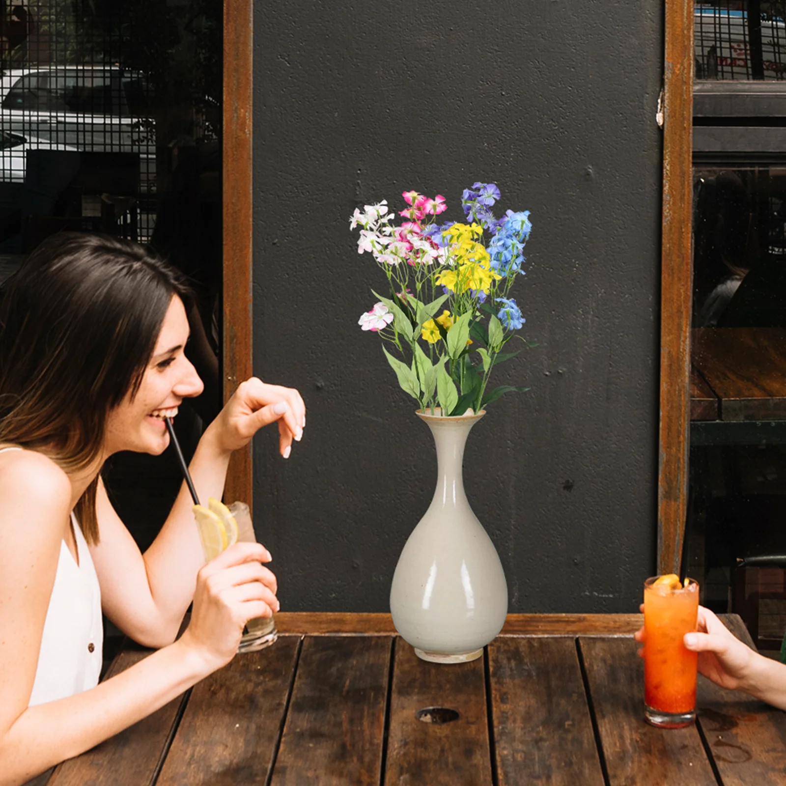 

2Pcs Realistic Artificial Carnations Faux Flowers for Decor Wedding Table Centerpieces Faux Carnations