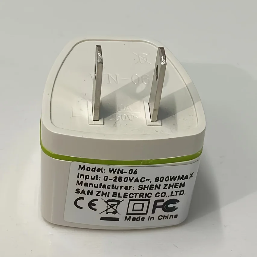2/1PCS Universal US Plug Adapter International AU UK EU To US Travel Adapter Electric Plug Converter Power Charger Socket 2pin