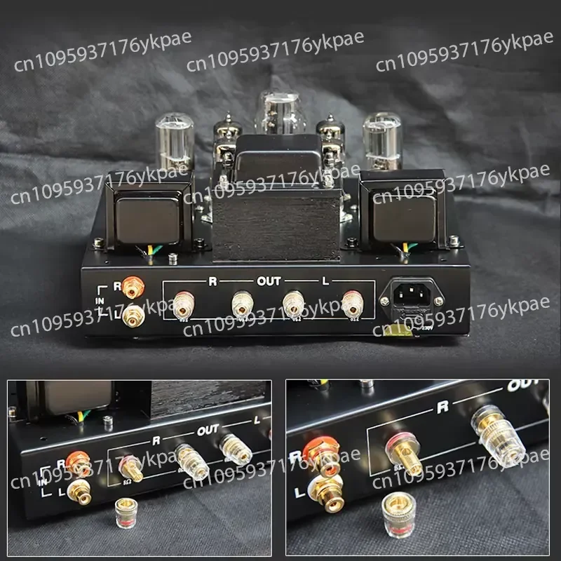 110V 220v 6.8w * 2 Audiophile Grade HIFI Tube Power Amplifier, Capacitive Coupled Class A Single-ended Shunt Pure Tube