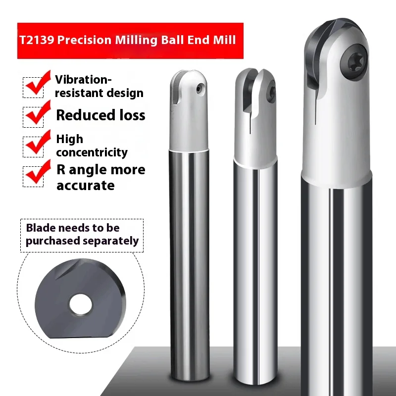 

T2139 C10 C12 C16 C20 C25 4R 5R 6R 8R 10R Прецизионная дуговая фреза Установка планки Полукруглое лезвие Зеркало