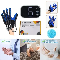 Left & Right Hand Finger Rehabilitation Exerciser Robot Gloves Stroke Hemiplegia Cerebral Infarction Training Equipment Therapy