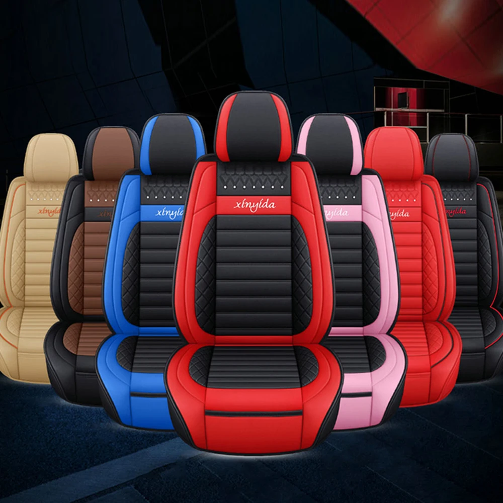 

Car Seat Covers Luxury Universal Automotive interior Seat Cover for Toyota Mazda Volkswagen Hyundai Kia Lada Nissan