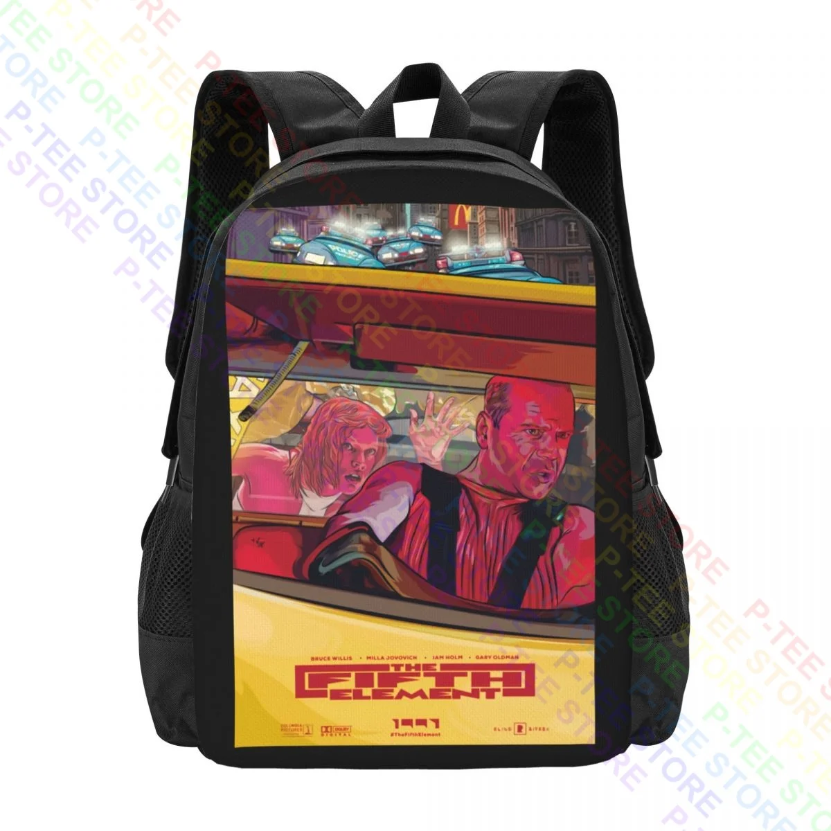 The Fifth Element Ruby Rodd Leeloo Korben Dallas ZorgBackpack Large Capacity Backpack Art Print