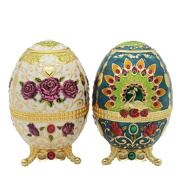 European Style, Household Creative Toothpick Jar, Hand Press, Automatic Press Toothpick Bucket, High-grade Metal Egg Shape