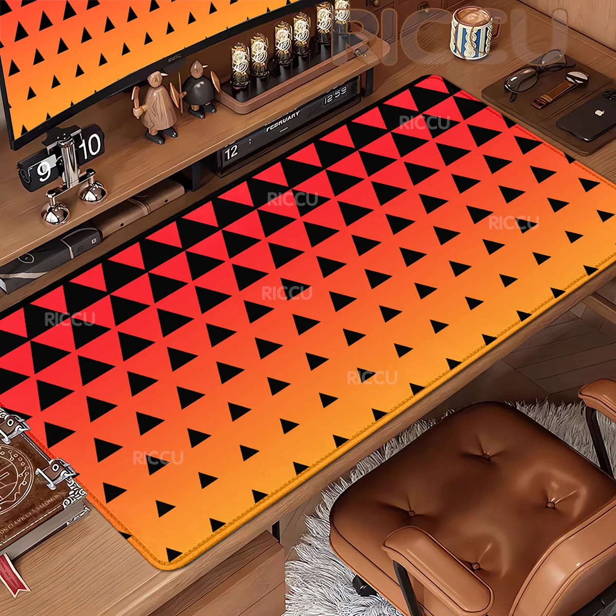 

Gradient Triangle Mouse Pad Large Computer Office Game Table Mats XXL Rubber Anti-slip Gaming Keyboard Mouse pads Long Desk Pads