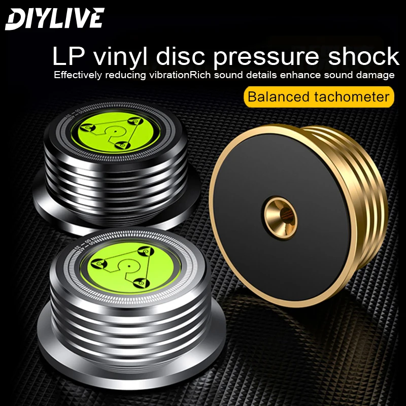 Premium LP Record Player Stabilizer - Alloy Steel, 50Hz Compatibility - Enhance Your Vinyl Listening Experience