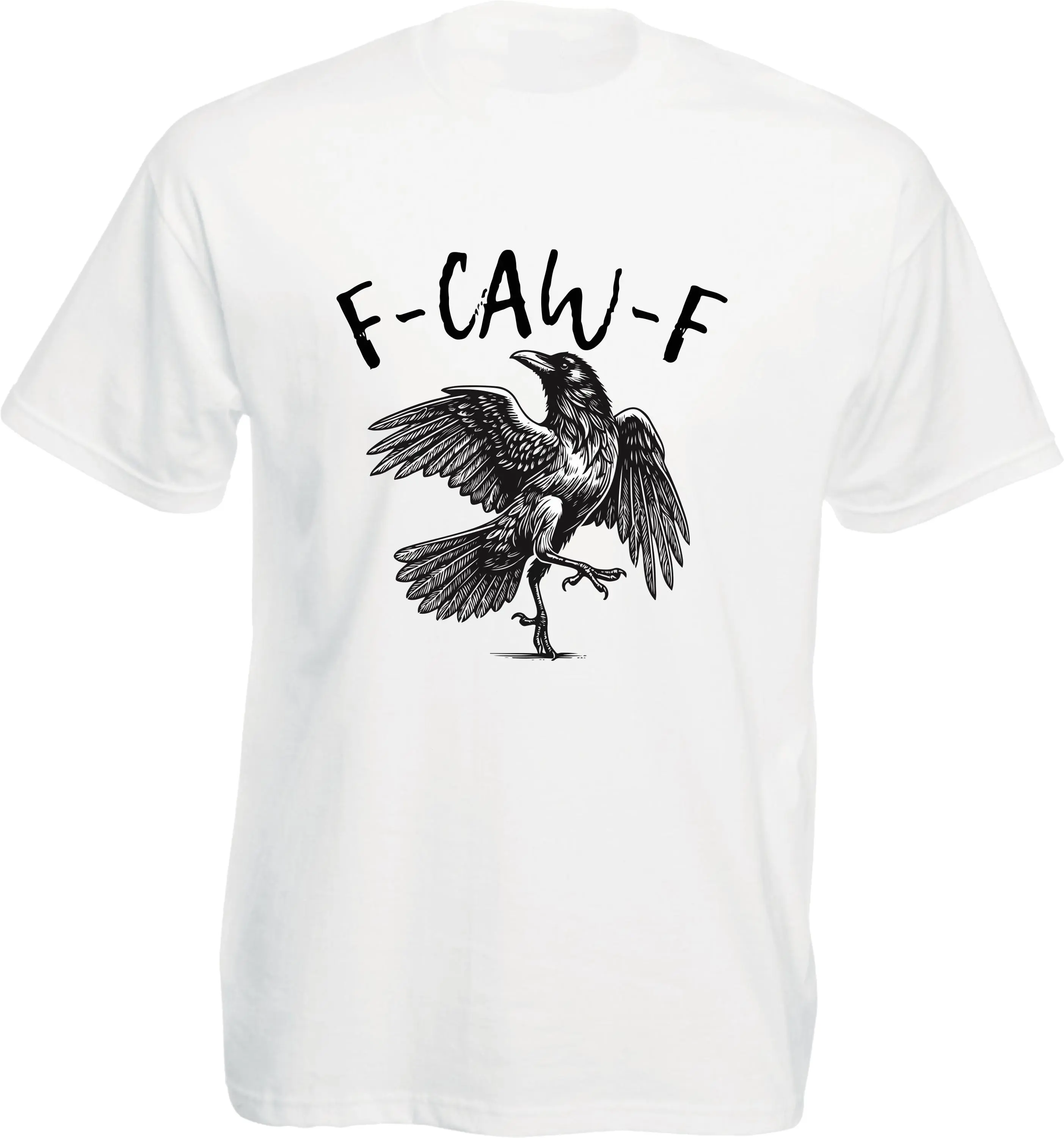 FCawF TShirt, Black Bird Shirt, Funny Crow, FCawF, Black Crow, Funny Raven Shirt, Crow Tee, F Caw F, Bird Shirt, Black Bird Tee