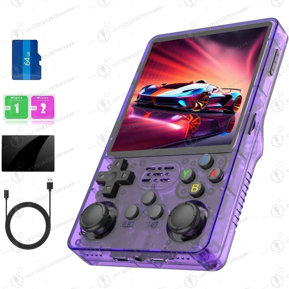 

R36s Handheld Game Console, 15000+ Preloaded Games, 4.0 Inch Retro Console with 64GB Storage and 26+ Emulators