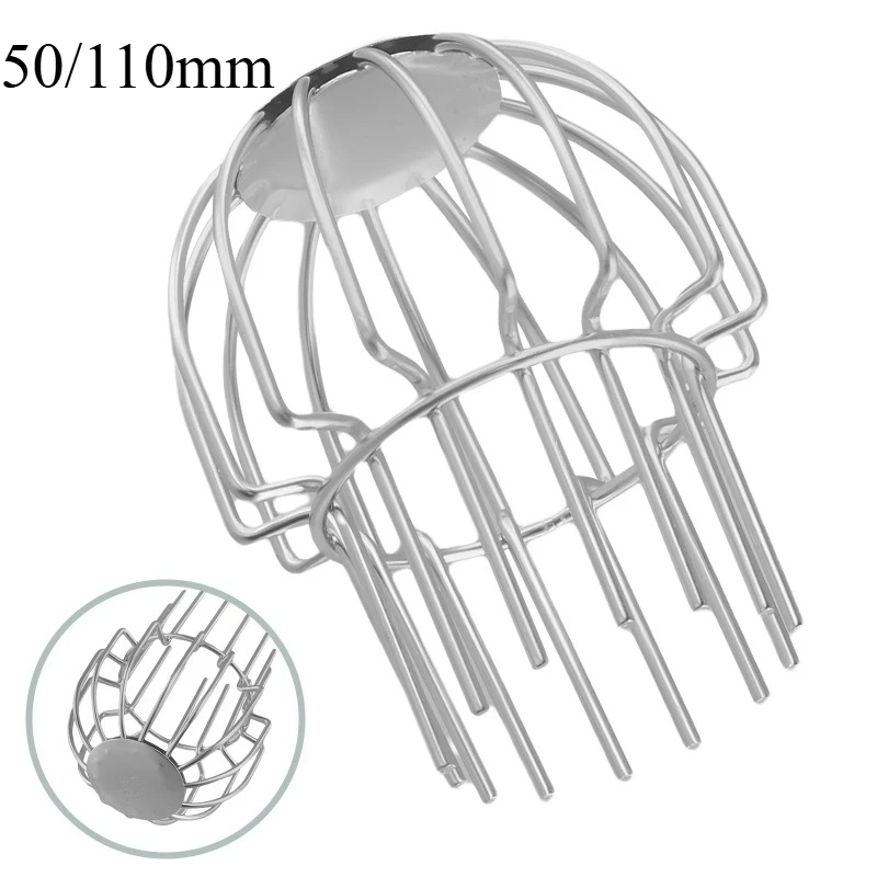 Stainless Steel Gutter Guard Leaf Strainer Cover, Anti-Clog Floor Drain Mesh for Garden Landscaping Fast Drainage