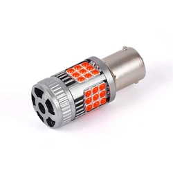 1x Fan Cooling 1156 Led P21W Car Light Reverse Lamp 1157 Bay15d P21 5W Ba15s Bulb 1000LM Canbus Auto For Truck Park Brake 12/24V