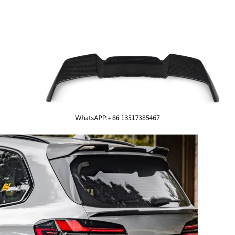 

Dry Carbon Fiber G05 G18 Spoiler High Kick Rear Trunk SQ Style Car Spoiler Wings for BMW X5 G05 LCI G18 LCI 2023-IN