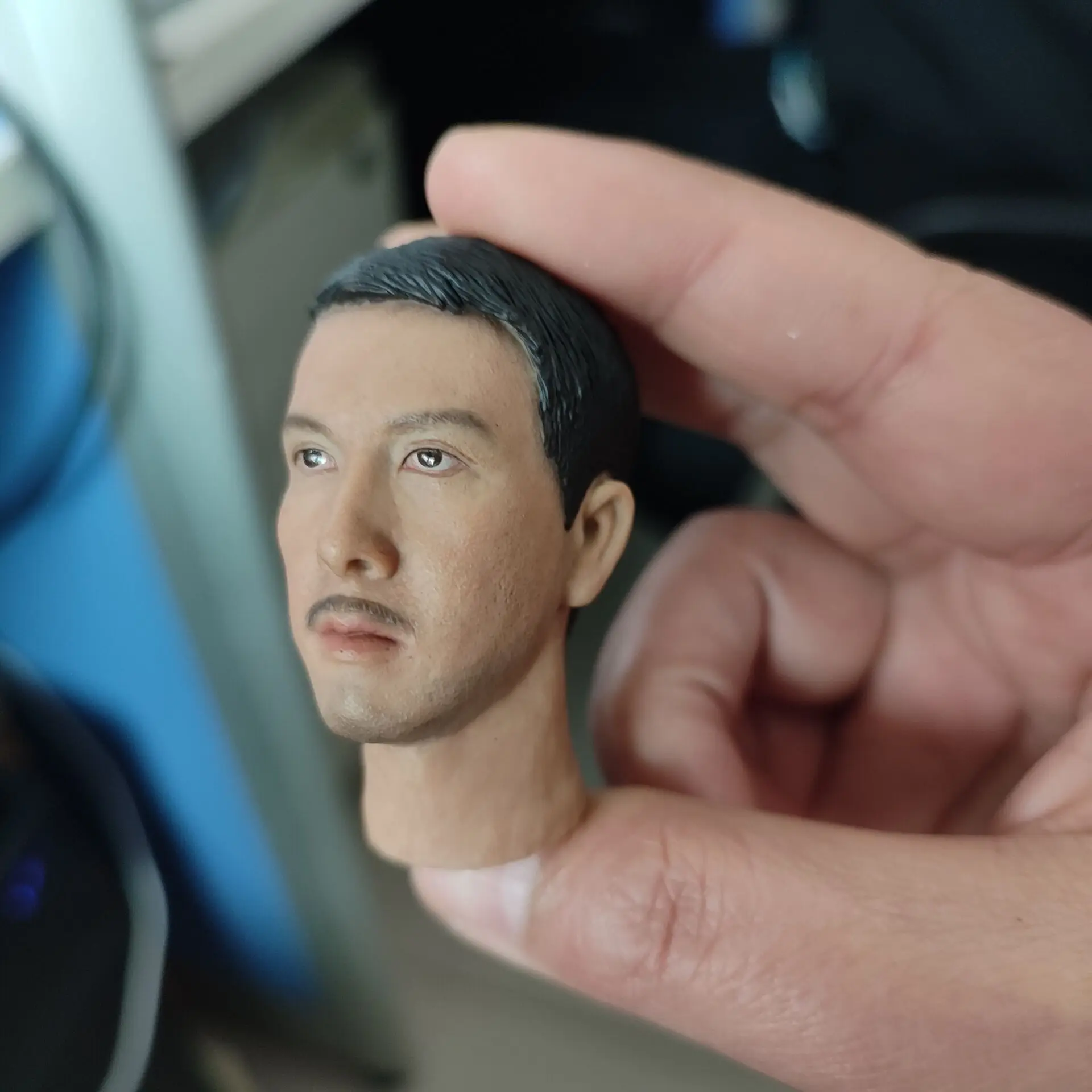 Rzeźba głowy męskiej w skali 1/6, sztuki walki z Hong Kongu HP-0026 Donnie Yen, model do rzeźbienia, pasuje do ciała figurki akcji 12 cali.