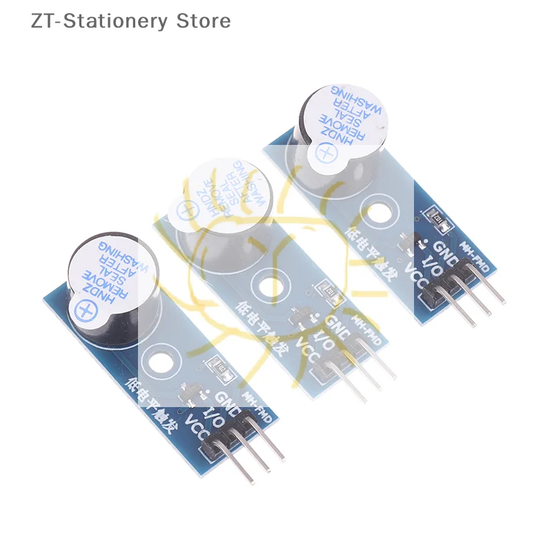 Active Passive Buzzer Module For Arduino, 5V Low Level Trigger, Compatible With Raspberry Pi ESP32, High Quality DIY Kit