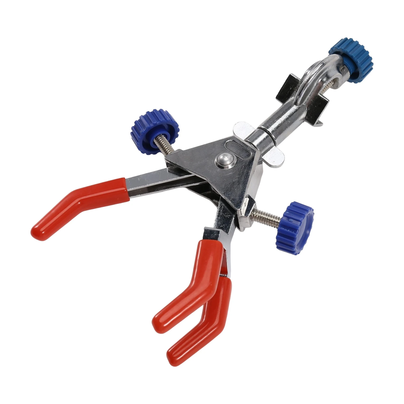 [NEW!】 Rubber-Coated 3 Prong Finger Style Laboratory Clamp 360 Degree Swivel Type Head