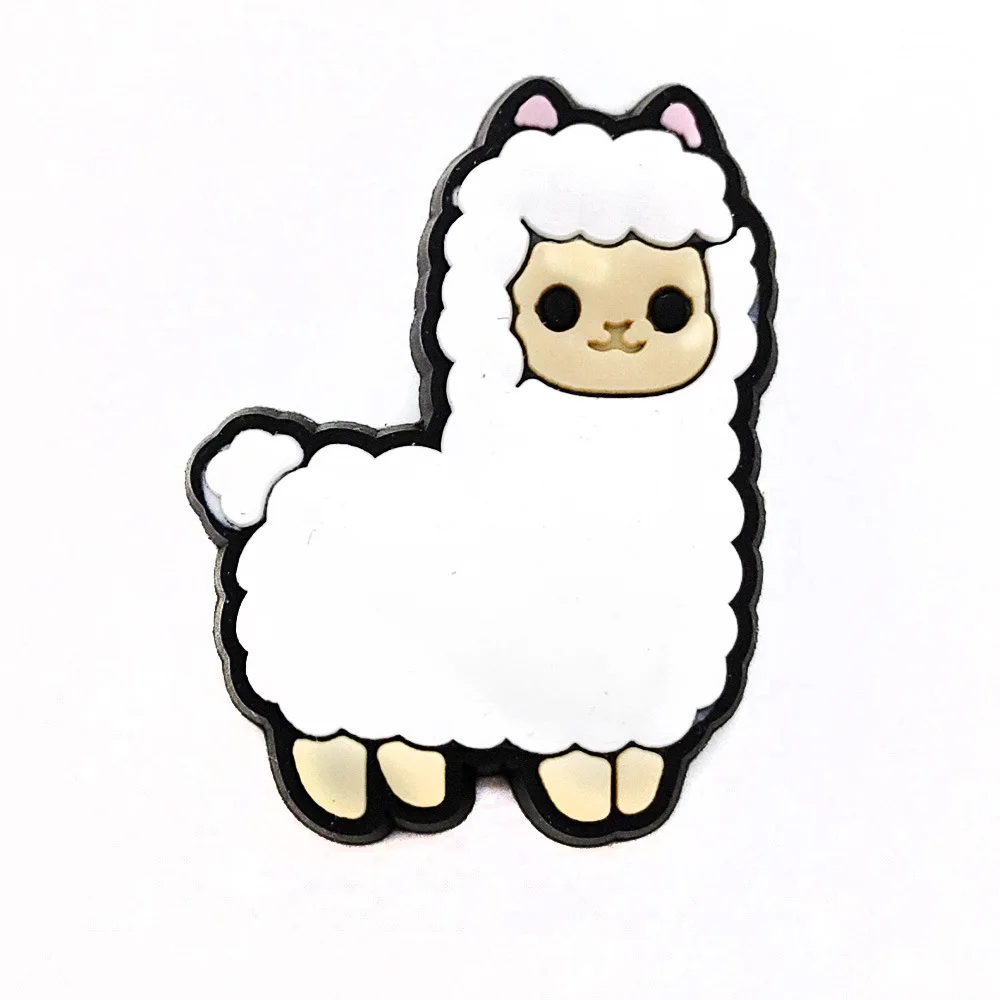 Hot 1pcs Cute Animal Dinosaur Shoe Charms Cartoon Panda Color DIY Sandals Buckle Accessories Decorate Kids Boys Girls Party Gift image 6