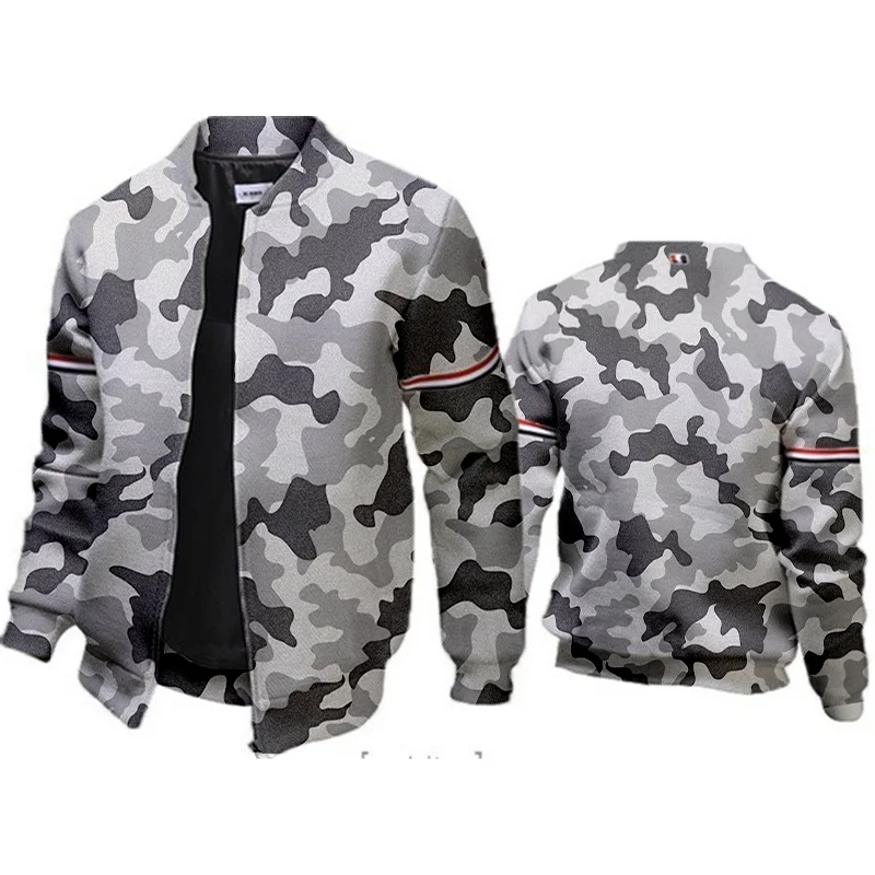 Winter Men's Jacket Standing Collar Men's Solid Color Slim Fitting Zippered Cardigan Long Sleeved Men Clothes