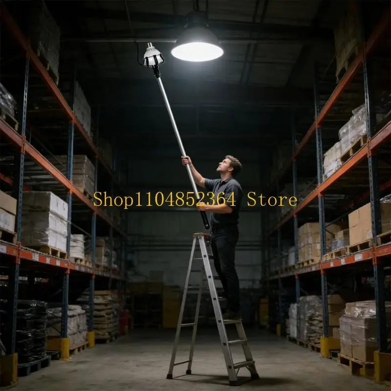 

652F Набор из 1 абстрактора для безопасного освещения с нескользящей ручкой для безопасной замены ламп в помещениях с высокими