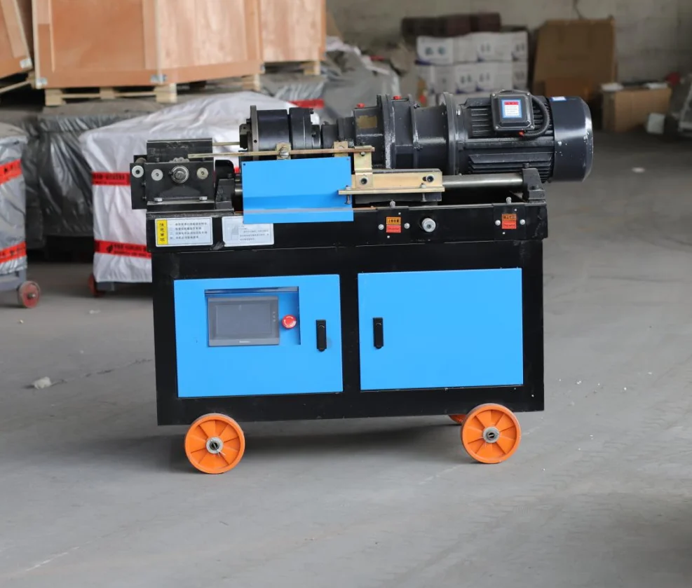 40mm Steel Rebar Thread Rolling Machine Thread Rod Making Machine
