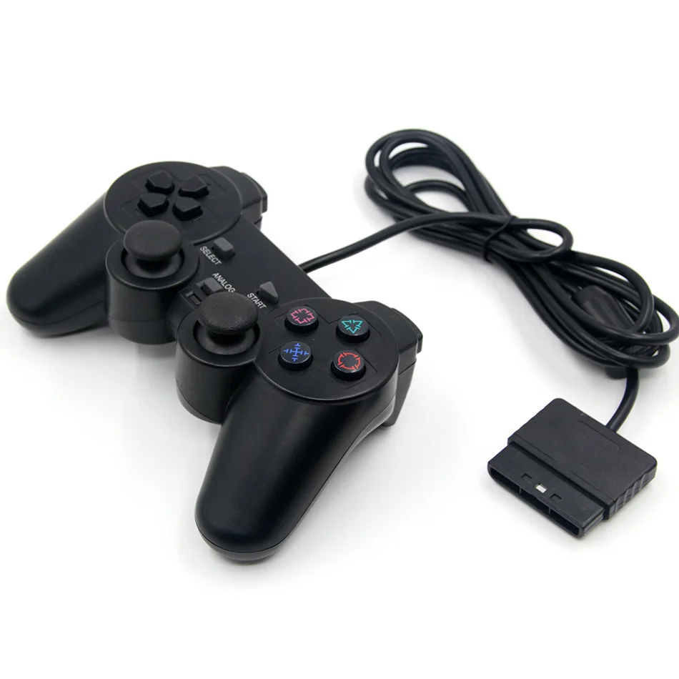 1.7m Length Wired PS2 Gamepads with Vibration, Game Controller for PlayStation 2