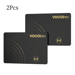 1/2 ピース VOCOlinc ウォレット トラッカー カード、GPS ウォレット トラッカー、キーチェーン スマート タグ、キー ファインダー、Bluetooth ペアリング ロケーター、Find My で動作、IP67 防水