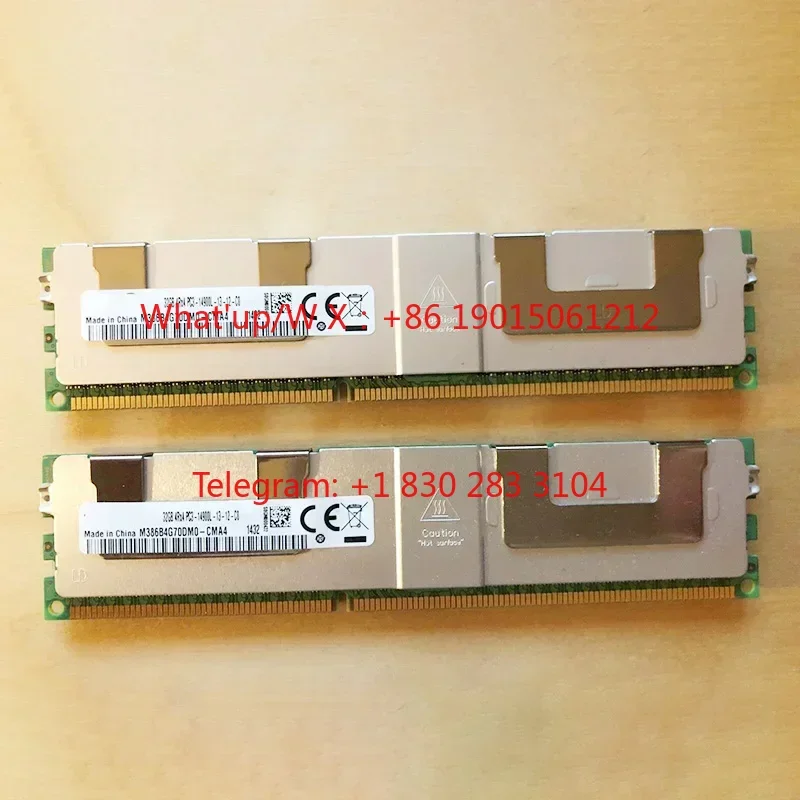 product 1PCS  M386B4G70DM0-CMA4 32G DDR3 1866 4RX4 PC3-14900L DDR3 For  Server Memory