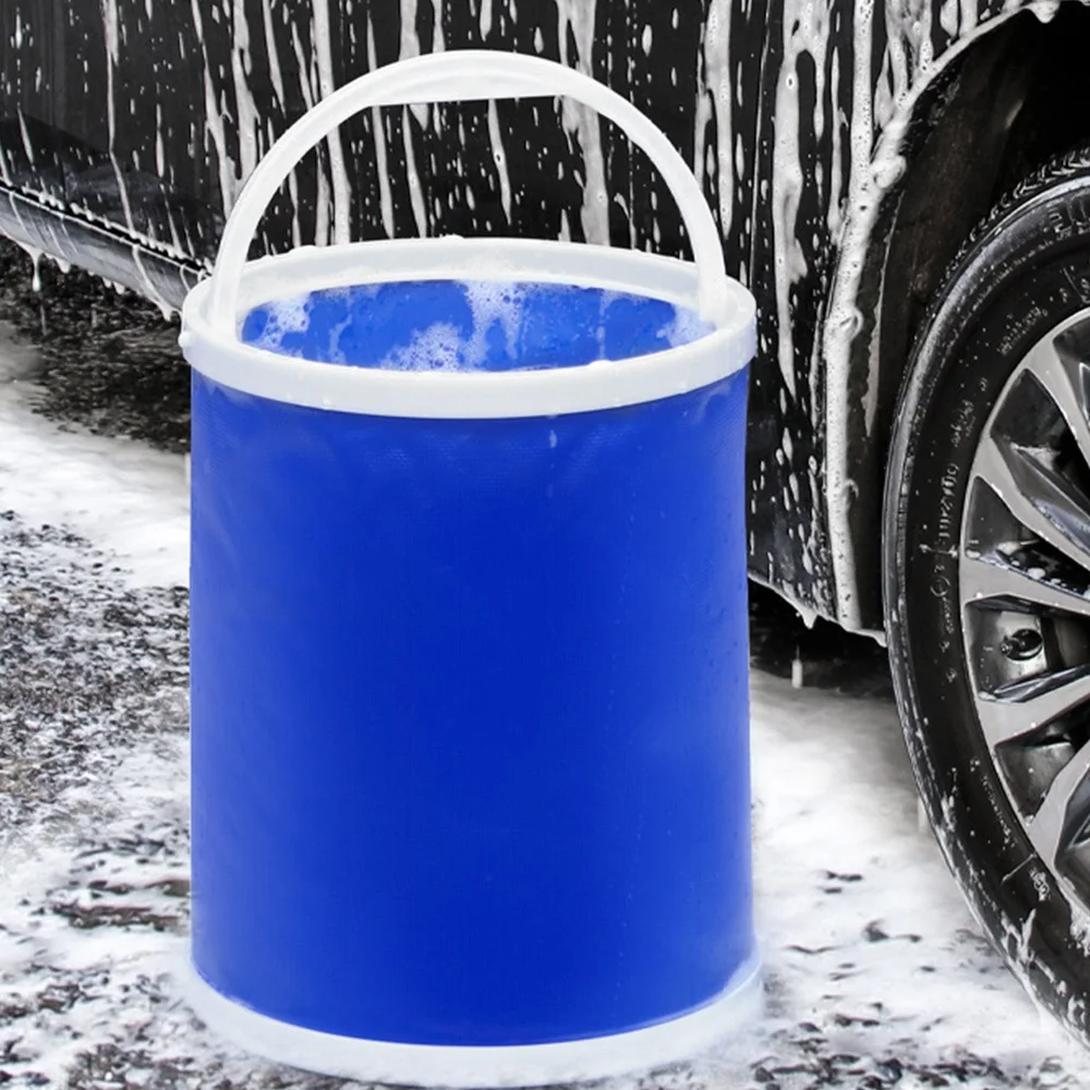 Portable Folding Bucket,Fishing Bucket for Outdoor Camping,Wash Mop Bucket for Car Cleaning