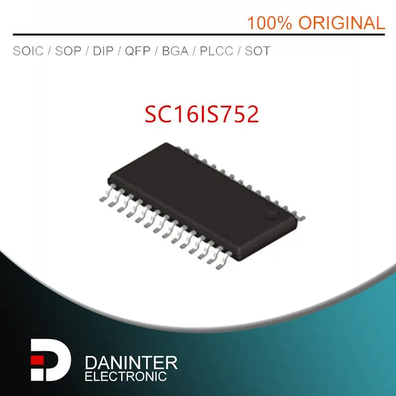

НОВЫЙ SC16IS752 SC16IS752IPW 16IS752 TSSOP28 10 шт./лот