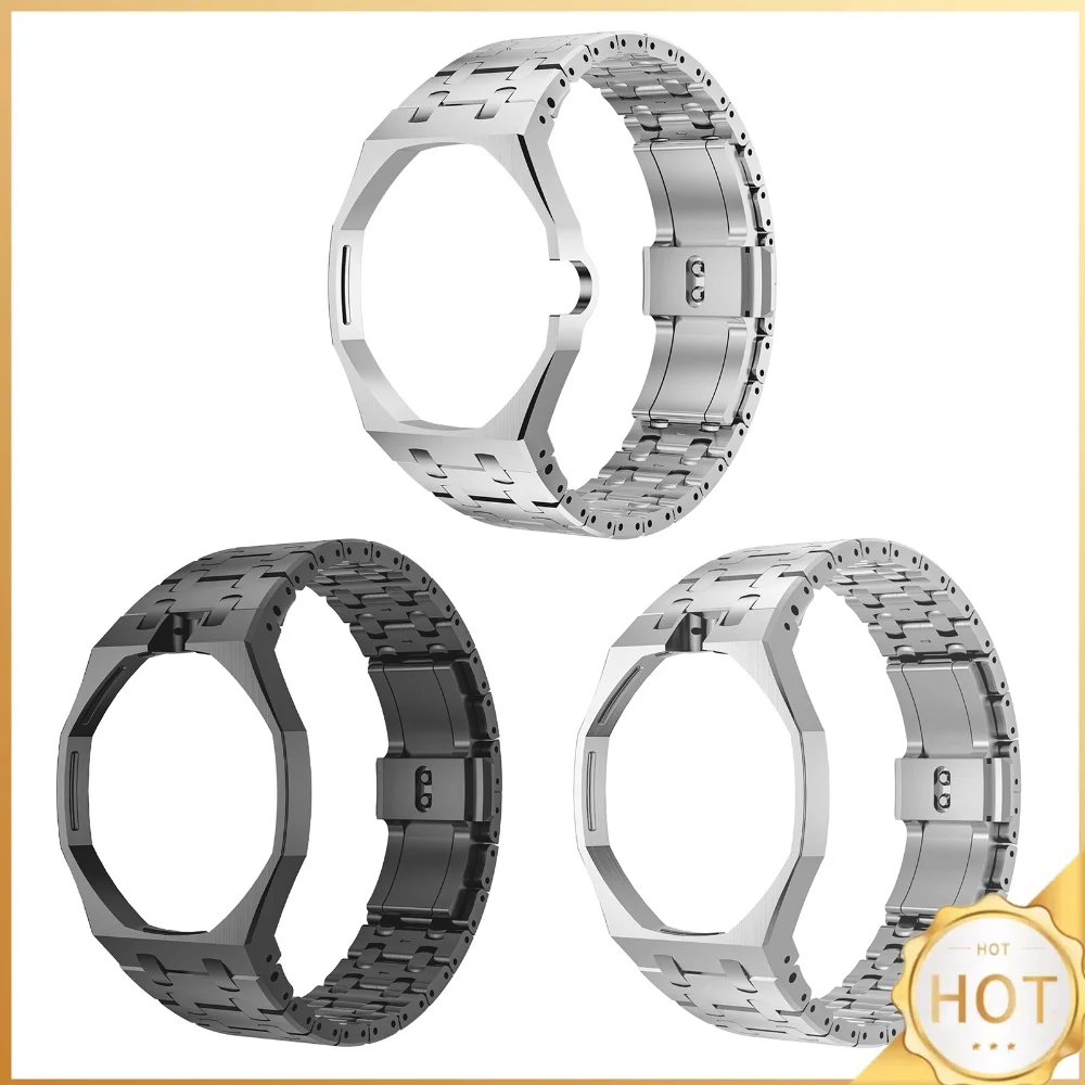 For Swatch X A P Royal Pop Stainless Steel Watch Case Quick Release Scratch Proof Strap Set for Sport Activities Daily Commute